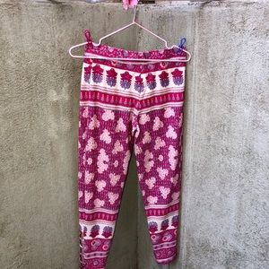 CHASER Leggings Pink w/Window Ankle detail NWTs